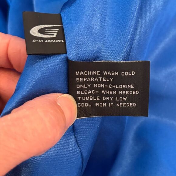 Sean John Blue Plaid Bomber Jacket Mens Size Medium - Picture 11 of 13